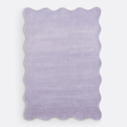 Scalero Scalloped 100% Wool Rug - thumbnail 3