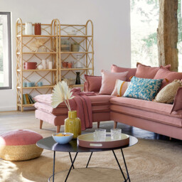 Malu Rattan Bookcase with 5 Shelves - thumbnail 2