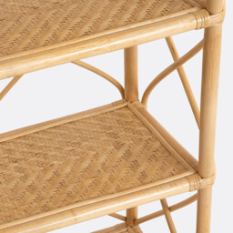 Malu Rattan Bookcase with 5 Shelves - thumbnail 4