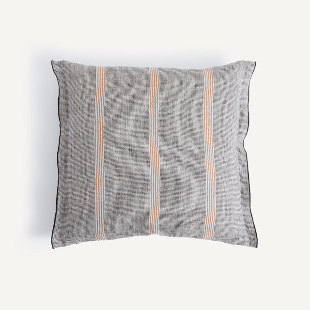 Virel Cushion Cover in Striped Linen - image 1