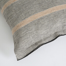 Virel Cushion Cover in Striped Linen - thumbnail 3