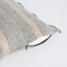Virel Cushion Cover in Striped Linen - thumbnail 4