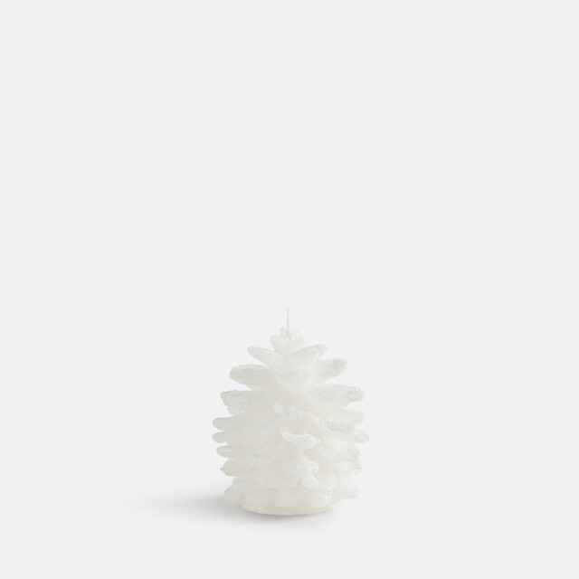 Caspar Wax Candle in Pine Cone Shape H9.5cm - image 1