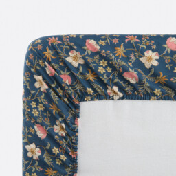 Fitted Sheet in 30% Recycled Cotton. 25cm, Jasmine - thumbnail 4
