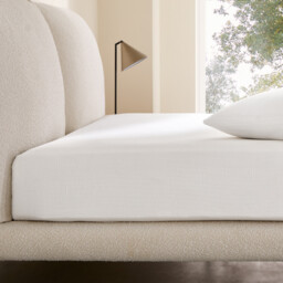 Yafa Organic Cotton Muslin Fitted Sheet - thumbnail 1