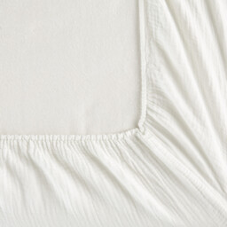 Yafa Organic Cotton Muslin Fitted Sheet - thumbnail 4