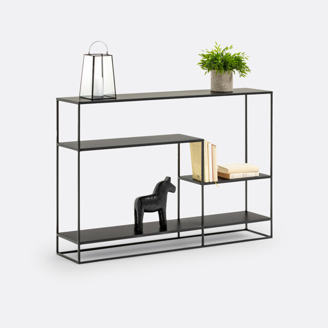 Miva Steel Asymmetric Console Table - image 1
