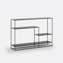 Miva Steel Asymmetric Console Table - thumbnail 3