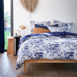Mishima Tropical Floral 100% Cotton Percale 200 Thread Count Duvet Cover - thumbnail 1
