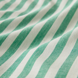 Soizic Green Cotton Flat Sheet - thumbnail 4