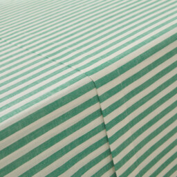 Soizic Green Cotton Flat Sheet - thumbnail 3
