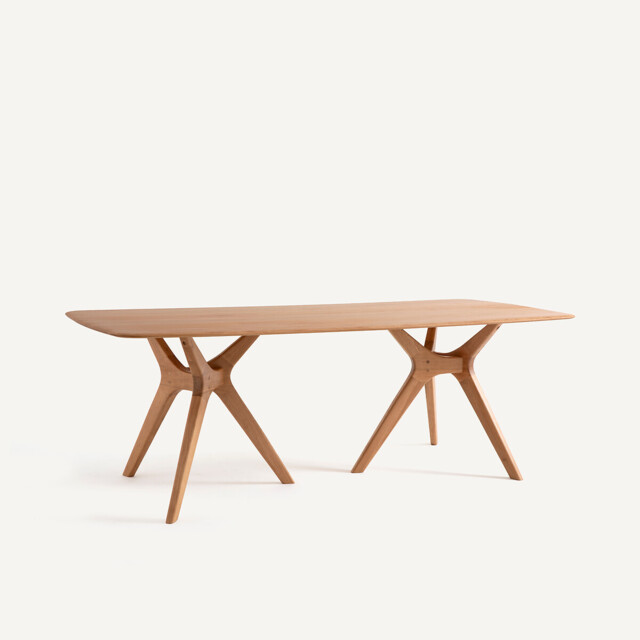 Maricielo Rectangular Table in Solid Oak - image 1