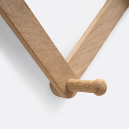 Melay Accordion Style Wall Hook in Oak Or Birch - thumbnail 4