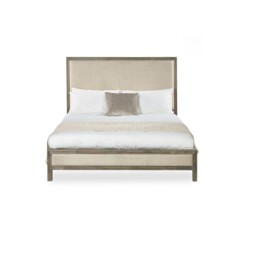 Sophie French Antique Linen & Limed Oak Bed - thumbnail 3