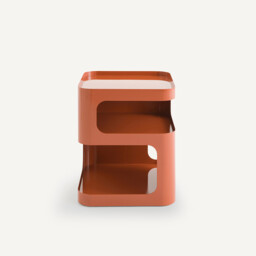 Sandoval Steel Bedside Table with 2 Compartments - thumbnail 3