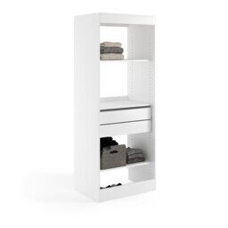 Build 3-Shelf and 2-Drawer Wardrobe Module