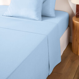 Scenario Plain Washed Cotton Flat Sheet - thumbnail 4