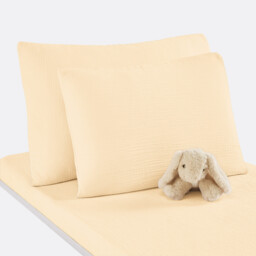 Kumla 100% Cotton Muslin Cot Pillowcase