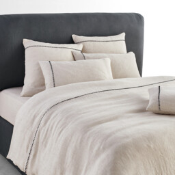 Cavallo Washed Linen Duvet Cover - thumbnail 1