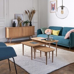 Diano Knitted Effect Wool Rug - thumbnail 2
