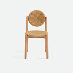 Carpo Beech/Woven Rattan Chair - thumbnail 3