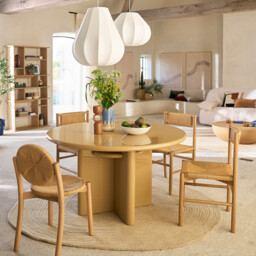 Carpo Beech/Woven Rattan Chair - thumbnail 2