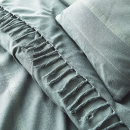 Nedo Fringed Cotton Bedspread - thumbnail 3