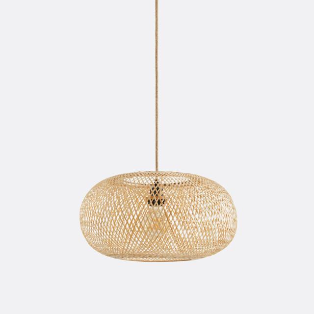 Ezia Bamboo 45cm Diameter Ceiling Light Shade - image 1