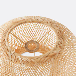Ezia Bamboo 45cm Diameter Ceiling Light Shade - thumbnail 4