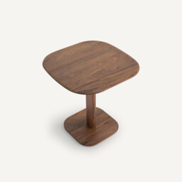 Monceau Solid Walnut Emmanuel Gallina Designed 2 Seater Bistro Table - thumbnail 3
