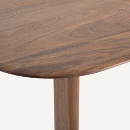 Monceau Solid Walnut Emmanuel Gallina Designed 2 Seater Bistro Table - thumbnail 4