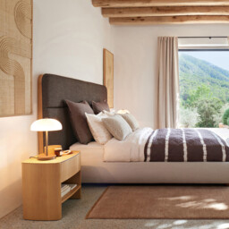 Willow Bedside Table in Walnut Or Oak Veneer - thumbnail 2