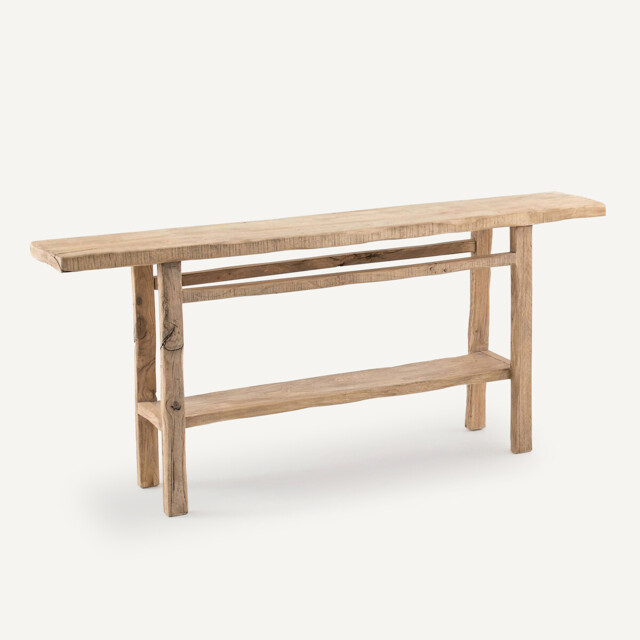 Sumiko XL Recycled Solid Elm Console Table - image 1