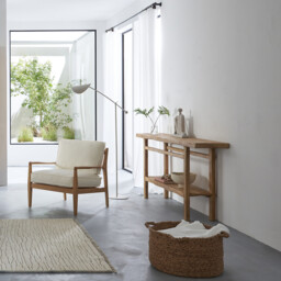 Sumiko XL Recycled Solid Elm Console Table - thumbnail 2