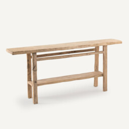 Sumiko XL Recycled Solid Elm Console Table - thumbnail 1