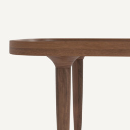 Magosia Small Solid Walnut Coffee Table - thumbnail 4