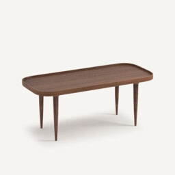 Magosia Small Solid Walnut Coffee Table - thumbnail 1