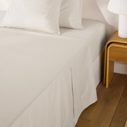Scenario Plain Cotton Percale 200 Thread Count Flat Sheet - thumbnail 3