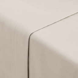 Scenario Plain Cotton Percale 200 Thread Count Flat Sheet - thumbnail 2