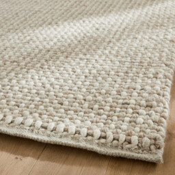 Nisha Hand Woven Thick Wool Rug - thumbnail 3
