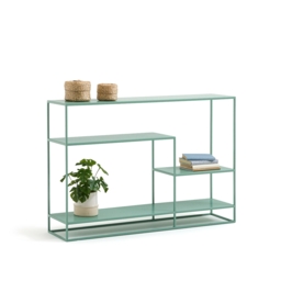 Hiba Asymmetric Metal Console Table - thumbnail 1