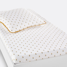 Tulipe Cotton Muslin Fitted Sheet