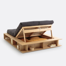 Presto Pine Storage Bed with Hinged Bed Base - thumbnail 2