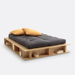 Presto Pine Storage Bed with Hinged Bed Base - thumbnail 1