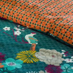 Miss China Floral Cotton Duvet Cover - thumbnail 2