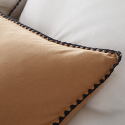 Merida Embroidered Washed Cotton Duvet Cover - thumbnail 3
