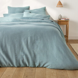 Marnie Plain Pillowcase in Washed Cotton/Linen - thumbnail 3