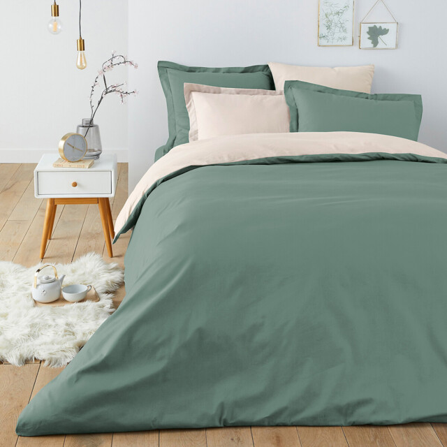Two-Tone Cotton Duvet Cover - image 1