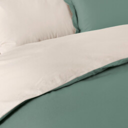 Two-Tone Cotton Duvet Cover - thumbnail 2