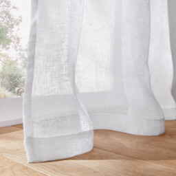 Onega Single Linen Voile Panel with Eyelets - thumbnail 3